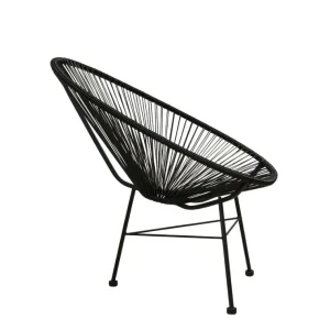 Outlet Innit Acapulco Chair, Black Cord/Black Frame