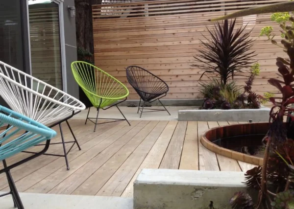 Hot Innit Acapulco Chair, Cactus Green Cord/Black Base