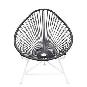 Flash Sale Innit Acapulco Chair, Grey Cord/White Base