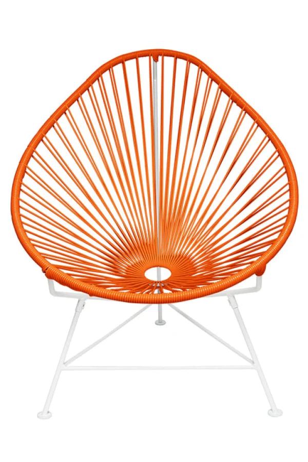 Cheap Innit Acapulco Chair, Orange/White Base