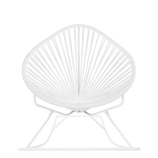 Cheap Innit Acapulco Rocking Chair, White Cord/ White Base