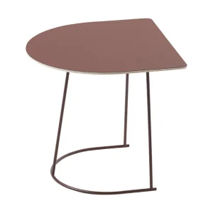 Best Muuto Airy Coffee Table, Half Size, Plum