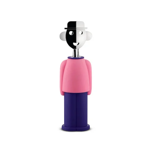 Discount Alessi Alessandro M. Corkscrew, Blue/Pink