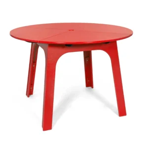 Best Loll Designs Alfresco Round Table (44 inch), Apple Red