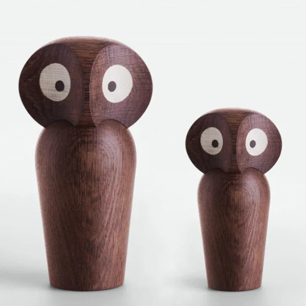 Cheap ArchitectMade Wood Owl, Small, Natural