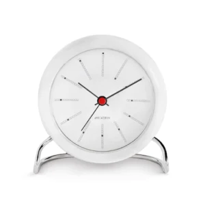 Clearance Arne Jacobsen Bankers Table Alarm Clock, 4.3”