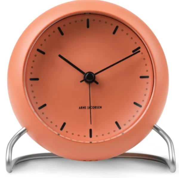 Shop arne jacobsen City Hall Table Alarm Clock, orange