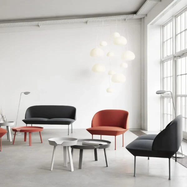 New Muuto Around Coffee Table, Large, Anthracite