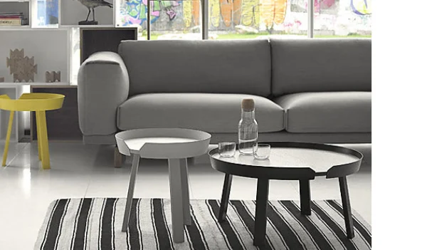 Fashion Muuto Around Coffee Table, Large, Black