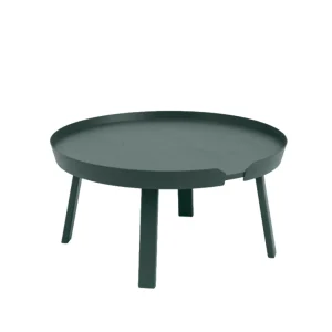 Fashion Muuto Around Coffee Table, Large, Dark Green