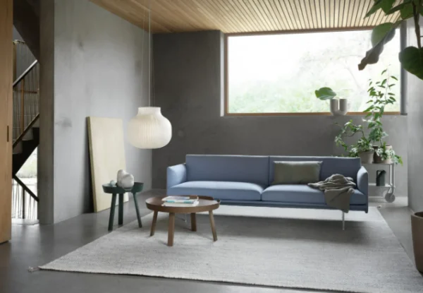 Fashion Muuto Around Coffee Table, Large, Dark Green