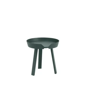 Hot Muuto Around Coffee Table, Small, Dark Green