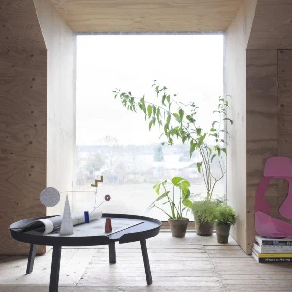 Fashion Muuto Around Coffee Table, XL, Black