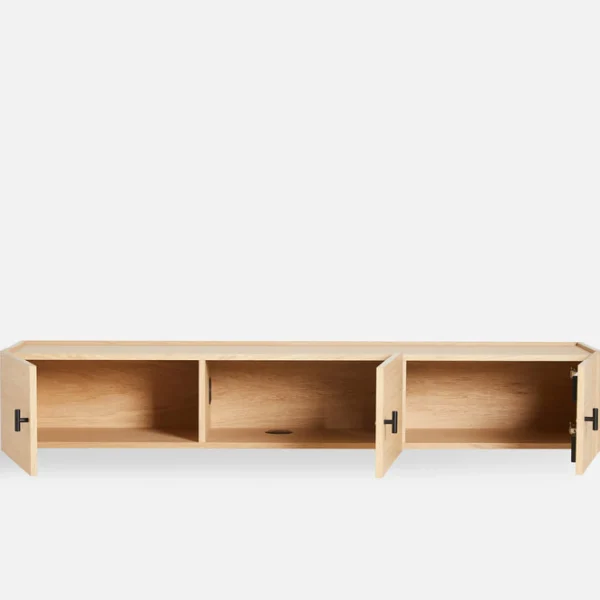 Hot woud Array Wall-Mounted Sideboard (150 cm), Oak