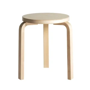 Best Sale artek Stool 60, Legs Natural Lacquered, Seat Birch Veneer