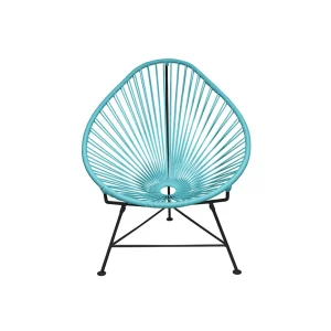 Hot Innit Baby Acapulco Chair, Blue Cord/ Black Frame