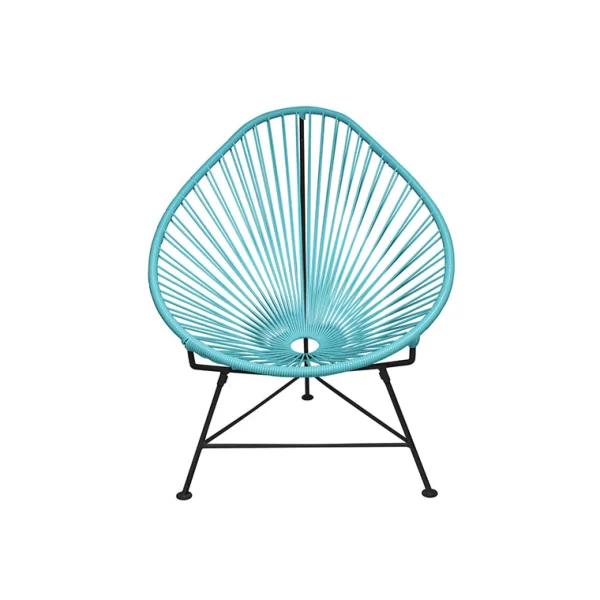 Hot Innit Baby Acapulco Chair, Blue Cord/ Black Frame