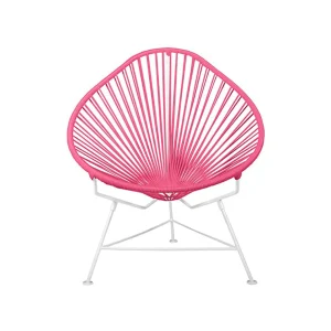 Cheap Innit Baby Acapulco Chair, Pink Cord/White Base