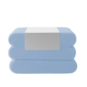 Best Softline BINGO, w/ metal tray, 858 light blue Felt