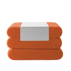 Outlet Softline BINGO, w/ metal tray, 624 mandarin, Felt