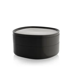 Sale Alessi Birillo Bathroom Container - 3 layer, Dark Grey