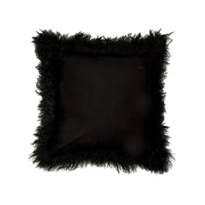 Flash Sale Black Sheep White Light Black Icelandic Sheepskin Pillow