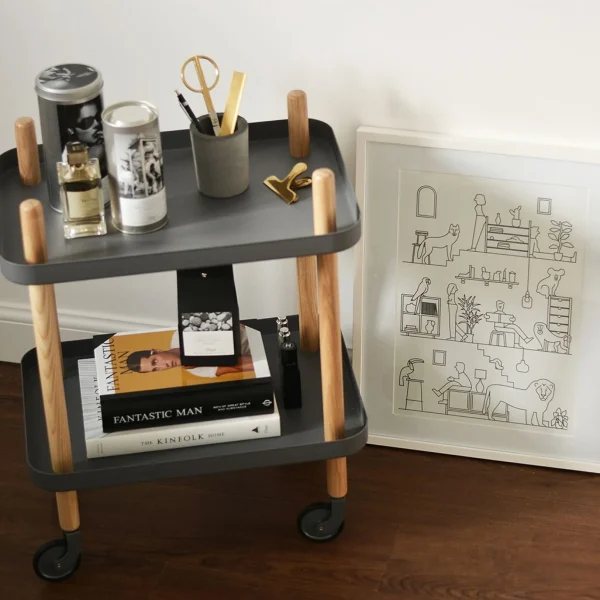 Flash Sale Normann-Copenhagen Block Table, Dark Grey