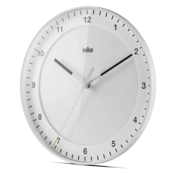 Sale Braun wall clock, large white