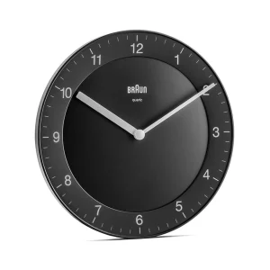 New Braun wall clock, small black