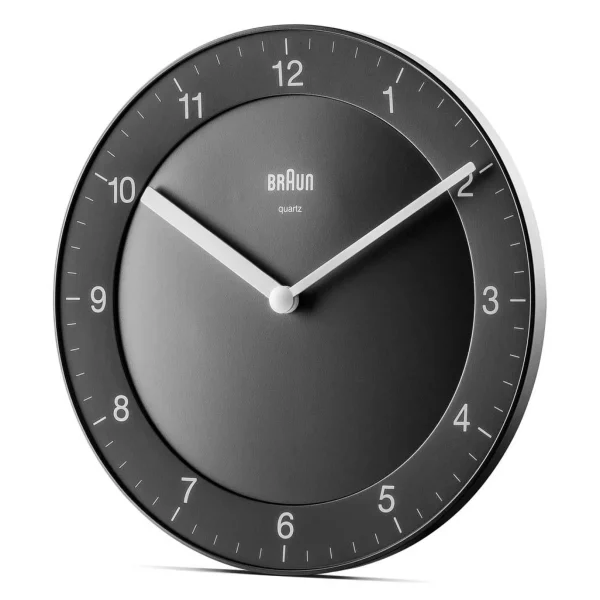 New Braun wall clock, small black