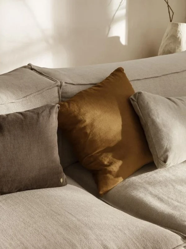 Store Ferm Living Clean Cushion, Cotton/Linen, Natural
