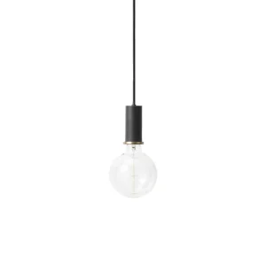 Cheap Ferm Living Collect LIghting, Socket Pendant Low - Black