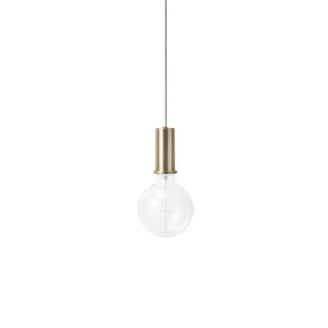 Sale Ferm Living Collect Lighting, Socket Pendant Low Brass UL Version