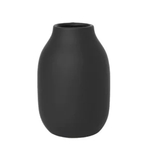Clearance Blomus Colora Vase, Peat Black, 4 x 6