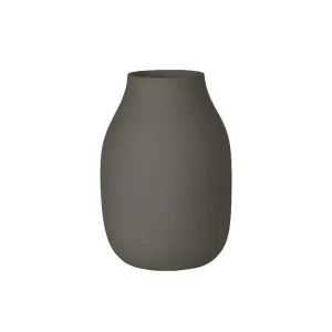 Hot Blomus Colora Vase, Steel Grey, 8 x 6