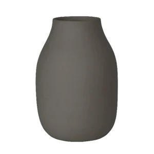 Sale Blomus Colora Vase, Steel Grey, 4 x 6