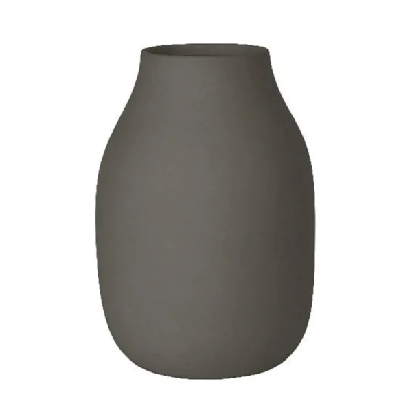 Sale Blomus Colora Vase, Steel Grey, 4 x 6