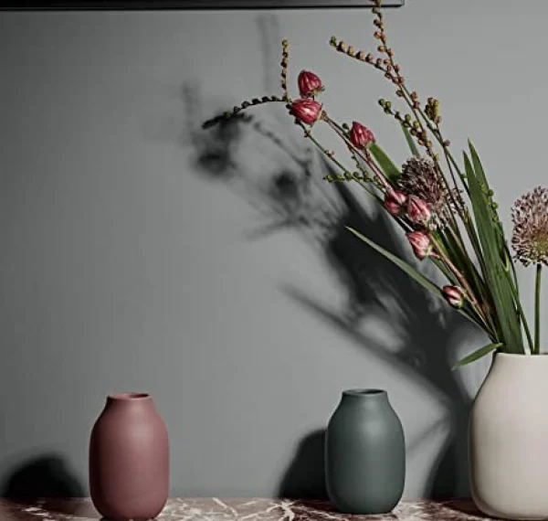 Hot Blomus Colora Vase, Steel Grey, 8 x 6