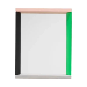 Discount Vitra Colour Frame Mirror Small, Green/Pink