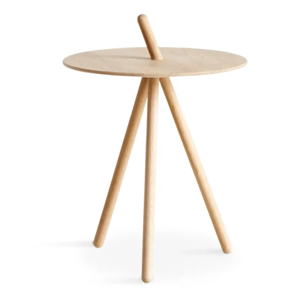 Store woud Come Here Side Table, White pigmented ash