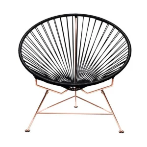 Best Innit Condesa Chair, Black Cord/Copper Frame