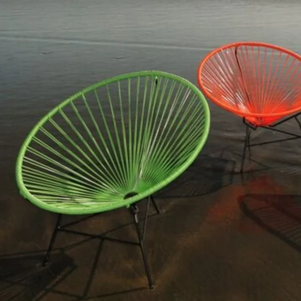 New Innit Condesa Chair, Cactus Green Cord / Black Frame