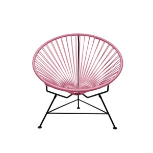 Cheap Innit Condesa Chair, Coral Pink Cord / Black Frame