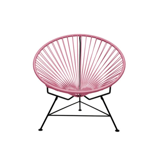 Cheap Innit Condesa Chair, Coral Pink Cord / Black Frame