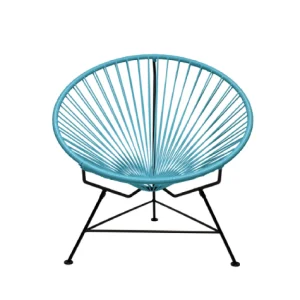 Cheap Innit Condesa Chair, Light Blue Cord/Black Frame