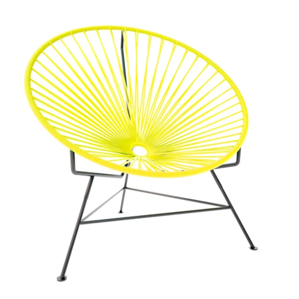 Clearance Innit Condesa Chair, Yellow Cord/ Black Frame