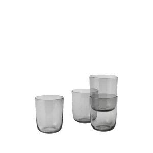 Shop Muuto Corky glasses, set of 4, High Grey