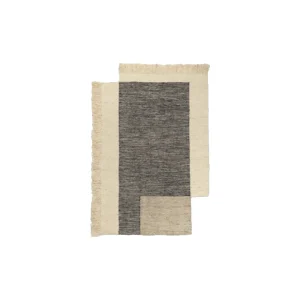 Store Ferm Living Counter Rug, Charcoal/Off-White, 140 x 200 cm