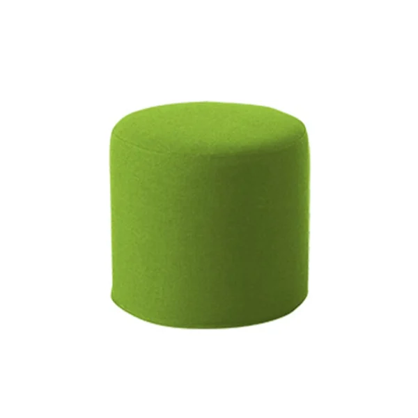 Clearance Softline DRUMS, pouf high 45 x 40 cm, green melange felt 848