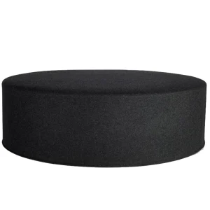 Best Sale Softline DRUMS, XL Cocktail Pouf, medium felt grey 623